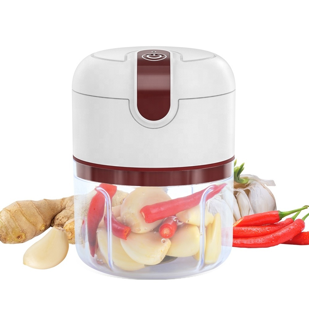 Bpa Free Handheld Kitchen Garlic Vegetable Food Processor Usb Mini Electric Food Chopper