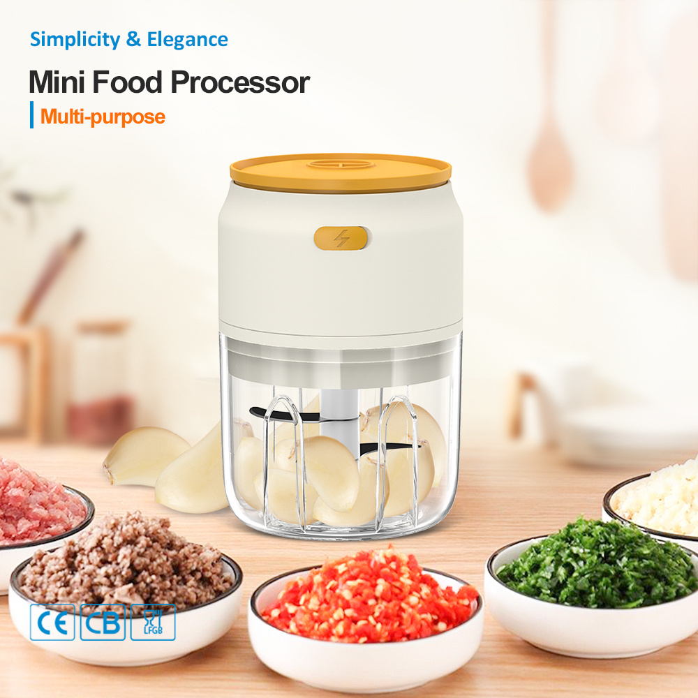 Slap Control 250Ml As Cup Kitchen Garlic Vegetable Meat Usb Wireless Mini Electric Food Chopper