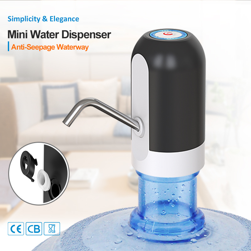 Hot Sell Best Price Mini Instant Cool Drinking Water Automatic Usb Electric Pump Water Dispenser For 5 Gallon Bottle