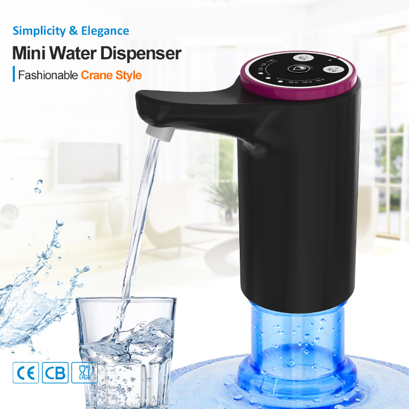 Quantitative Water Flow 5 Gallon Bottled Instant Drinking Cold Water Electronic Mini Touchless Smart Automatic Water Dispenser