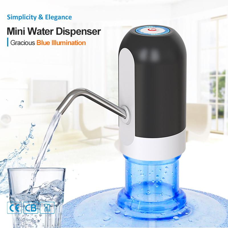 Hot Sell Best Price Mini Instant Cool Drinking Water Automatic Usb Electric Pump Water Dispenser For 5 Gallon Bottle