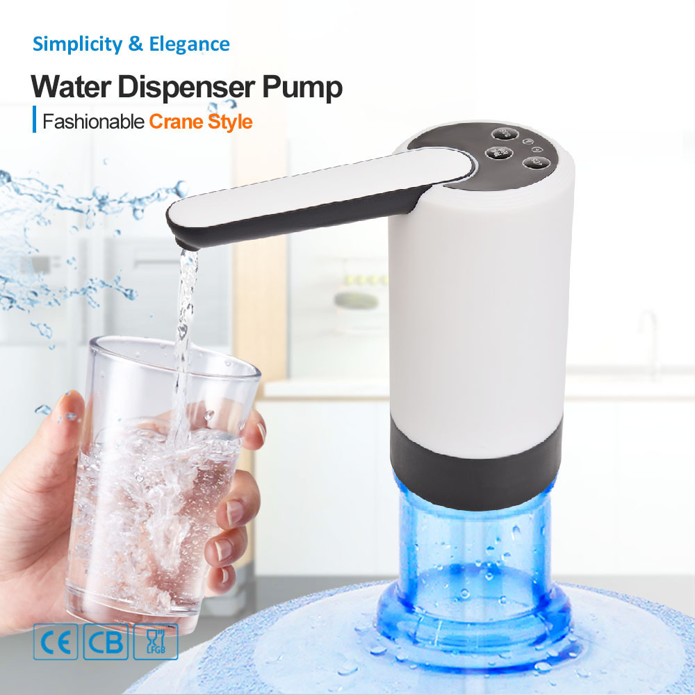 Detachable Style 20 Litre Bottled Drinking Water Usb Electric Mini Water Dispenser Pump with Quantitative Outflow