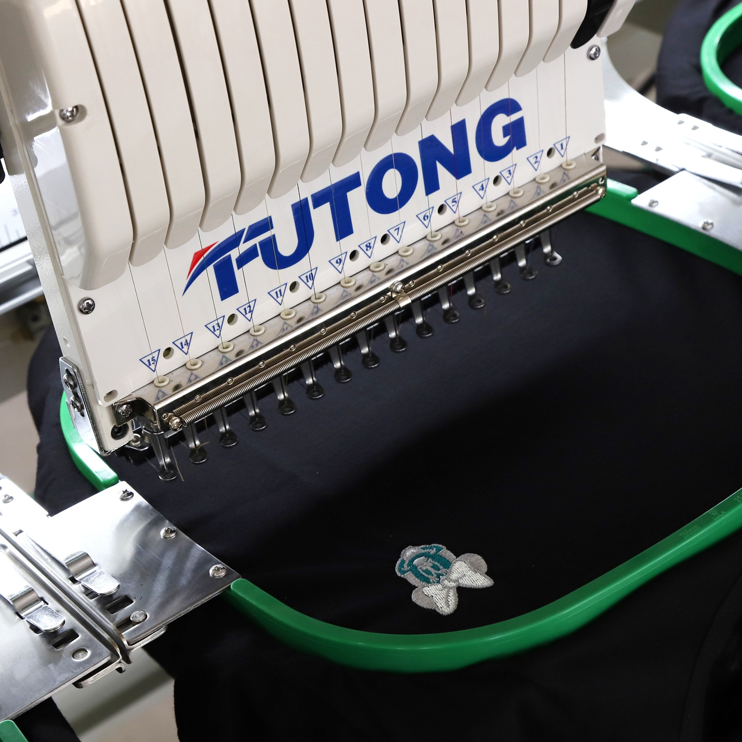 FT-CT1202HC Computerized multifunction two double 2 head cap flat T-shirt Easy Cording Embroidery machine for design shop