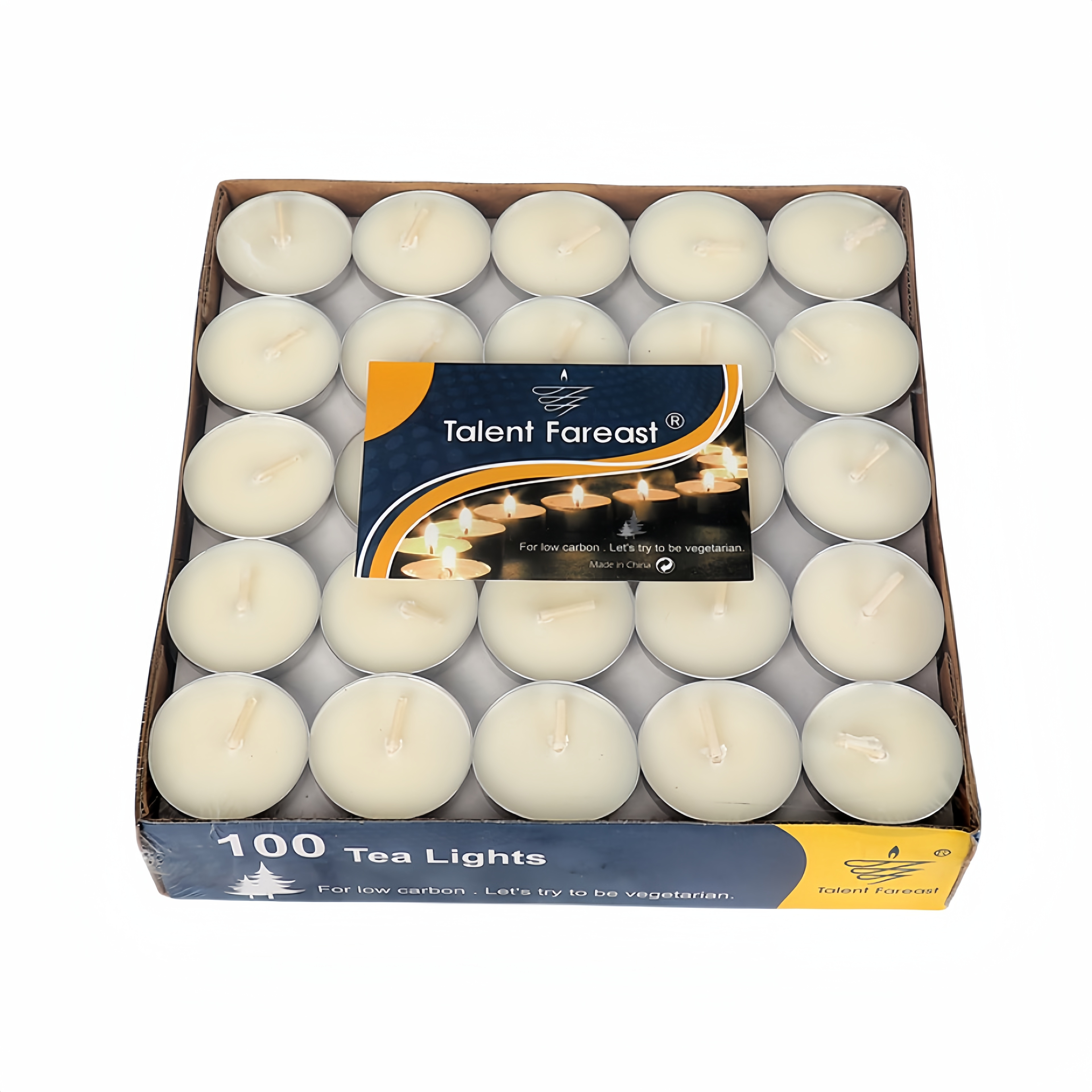 Factory Direct Selling 5 Hours burning Unscented Tea Lights White Tealight Candles For Birthday Gift