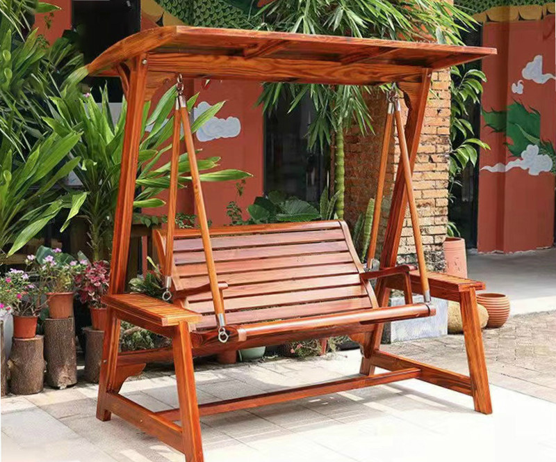 Antique Garden Swing Chair Manufacturers Canopy Wooden Swing Design Outdoor Hanging Garden Swing Two Seat