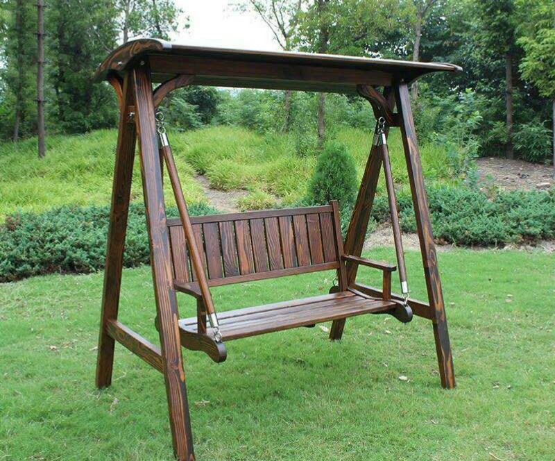 Antique Garden Swing Chair Manufacturers Canopy Wooden Swing Design Outdoor Hanging Garden Swing Two Seat