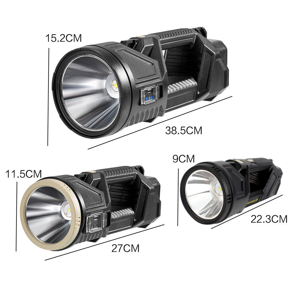 New P70 floodlight outdoor multi-functional LED flashlight long-range charging floodlight hand lamp