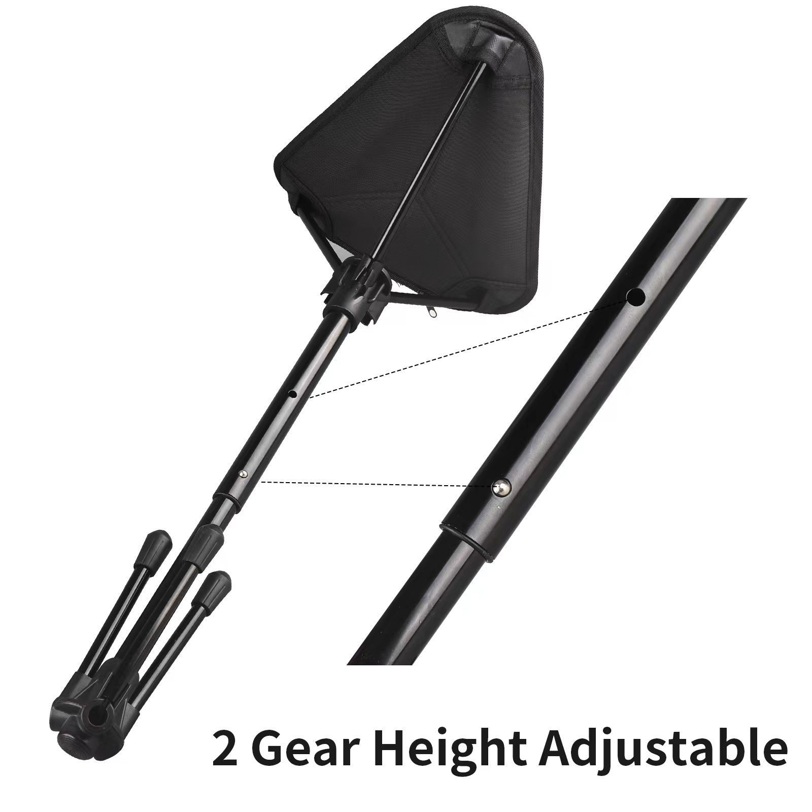 Fucheng Hot sale outdoor telescopic stool portable queuing gods carry-on seat fishing horse Tie Retractable Chair Stool