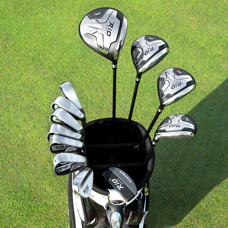 Men's high appearance level multi-style material titanium alloy PGM golf club set