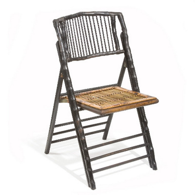 Wholesale European and American style wooden and bamboo folding chairs for outdoor wedding events