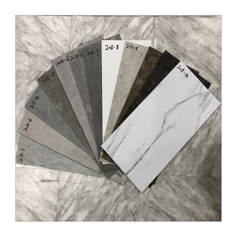 Peel and Stick Engineered PVC Tiles Marble Granite Pattern Waterproof Durable Wood Grain self adhesive pvc lvt flooring tiles