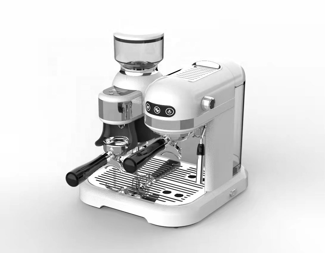 Fully Automatic Touch Screen Coffee Machine Cappuccino Latte Espresso Coffee Makers With Grinder