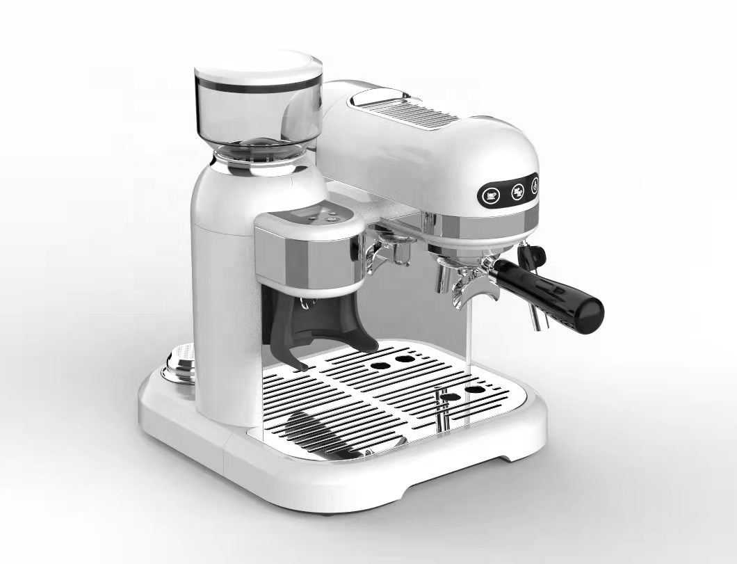 Fully Automatic Touch Screen Coffee Machine Cappuccino Latte Espresso Coffee Makers With Grinder