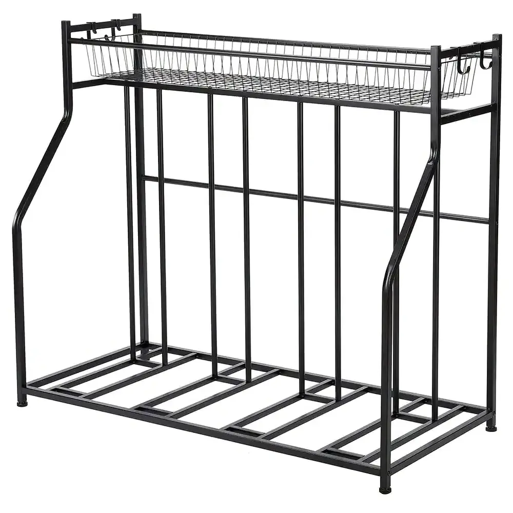 Bicycle Floor Parking Stand and Sports Storage Station of Bike Stand Rack for Garage Storage