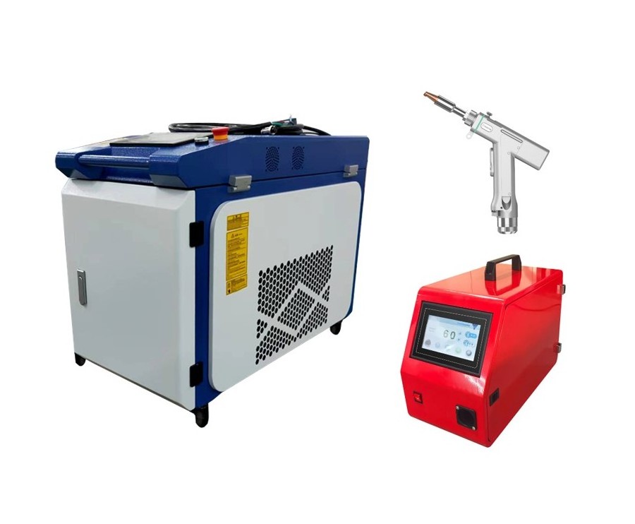 Max 1000W 1500W 2000W 3000W Mobile Metal CW Fiber Laser Welding Cleaning Machine Handheld 3 in 1 laser Welder Cleaner Cutter