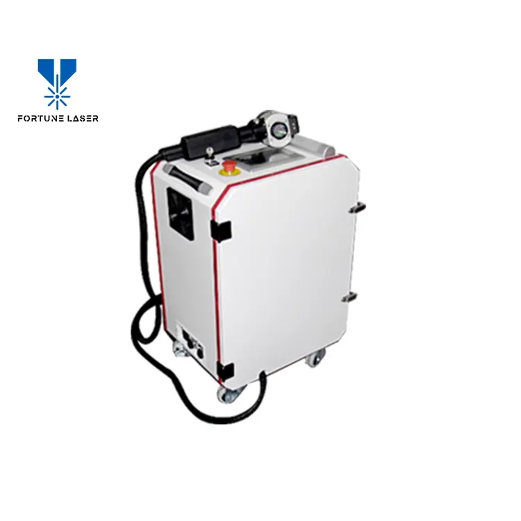 Metal rust removal 100w 200w backpack fiber laser cleaning machine price