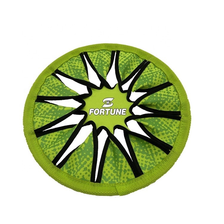 Factory Wholesale 12 Inch Neoprene Flying Disc For Outdoor Sport  water games soft throwing