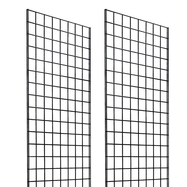 Hanging Metal Wire Grid Mesh Display Rack  /  wall panel 2'x6' 2'X8' / METAL WIRE STAND