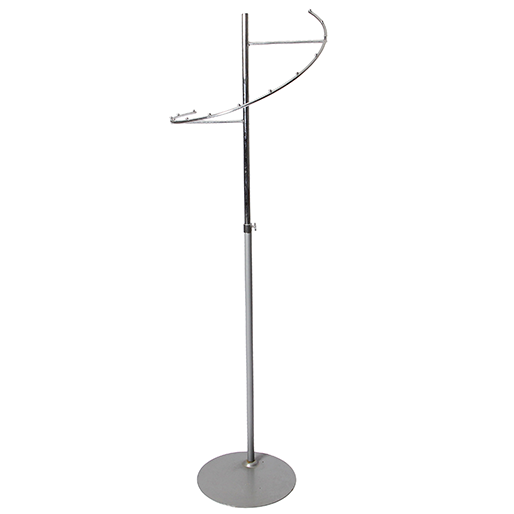 Metal Clothing Display stand / Spiral Garment rack / Cloth hanger rack