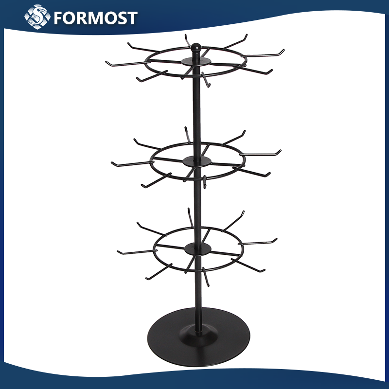 Rotating Freestanding display rack / Spinning Hat Retail Display Stand ...