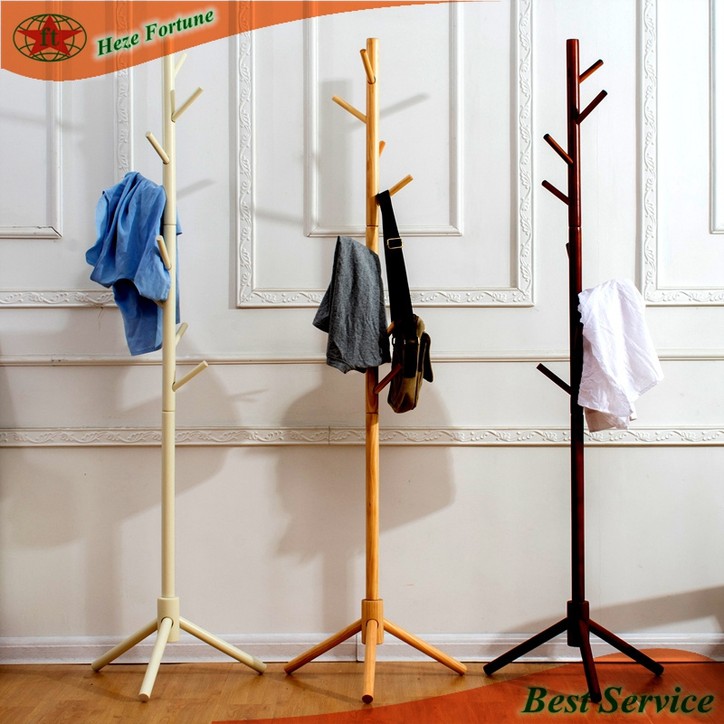 DIY standing coat rack Wood standing shirt hanging clothes rack display stand/ Coat rack/clothes tree