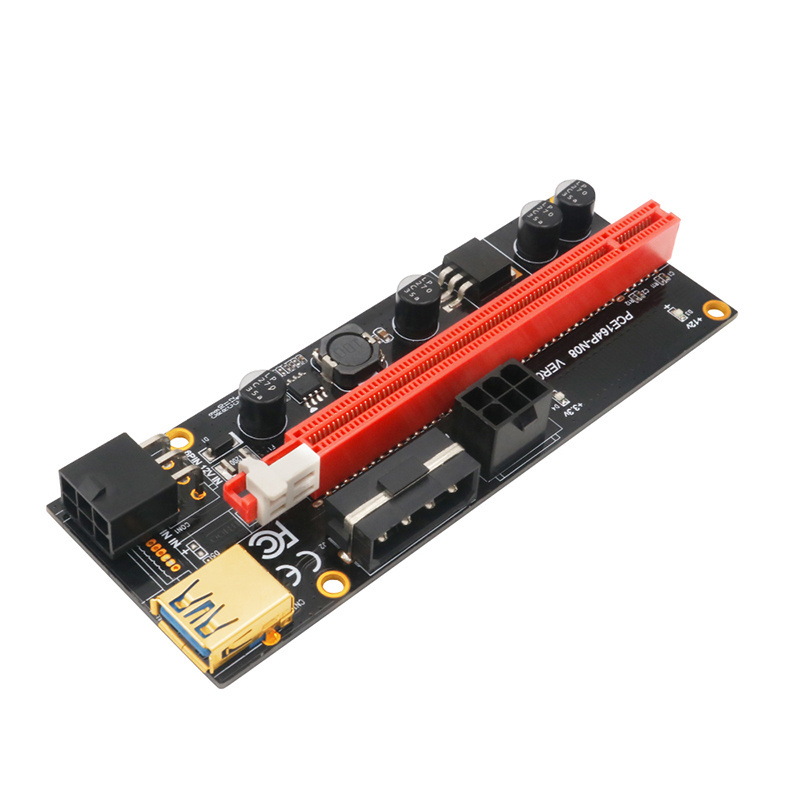 Express Adapter USB 3.0 pcie VER009S PCI-E 1X to 16X 009 Card Power gpu pci riser 009s Extender Cable