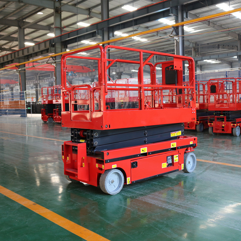 Self propelled electric scaffolding Lifting hydraulic aerial work platform scissor lift table Electric Mobile Scissor Lift