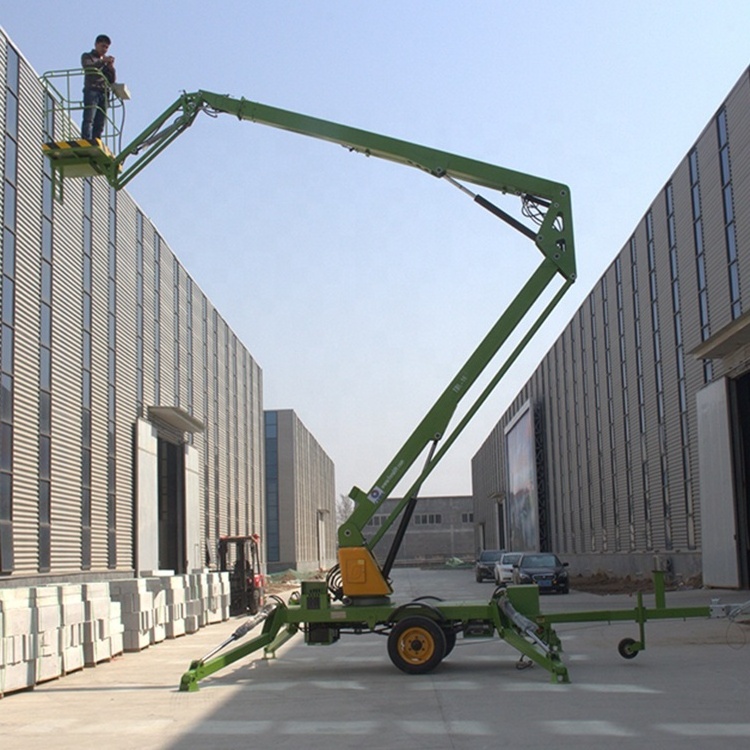 6-18m hydraulic articulating boom lift and spider lift aerial working platform