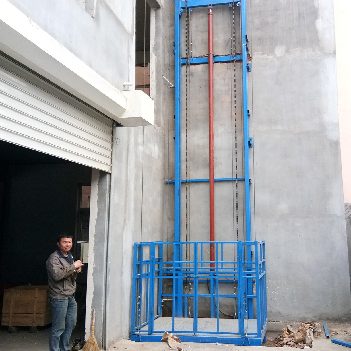 Customization warehouse goods Lift Freight Elevator industrial elevator Lift Hydraulic Small Cargo Lift For Sale