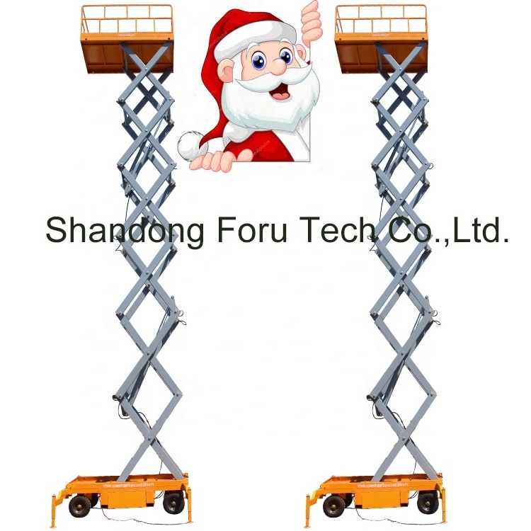 12m CE and ISO certificate portable mini scissor lift hydraulic mobile scissor lift for repair Road light