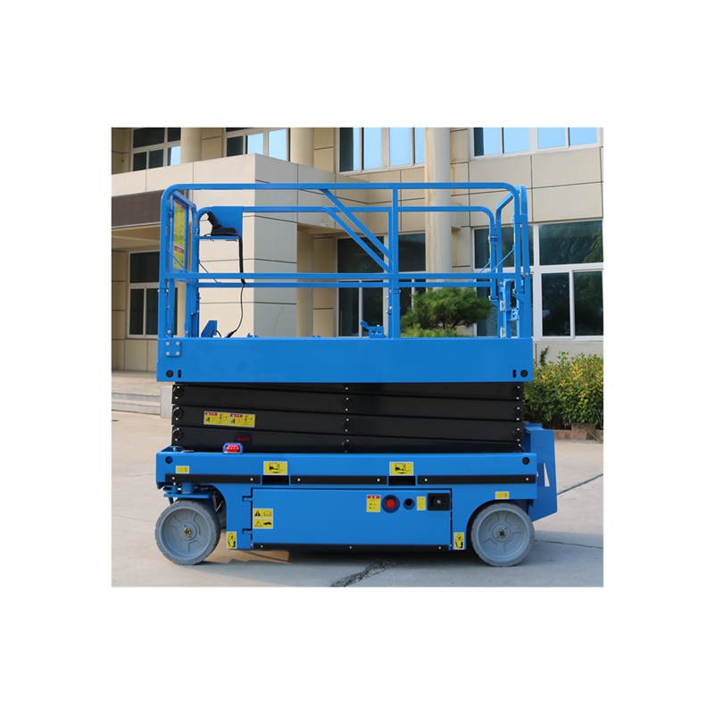 500kg 6m 8m 10m 14m Mobile Hydraulic Scissor Lift Small Mobile Scissor Lift With  12m Electric Scaffolding