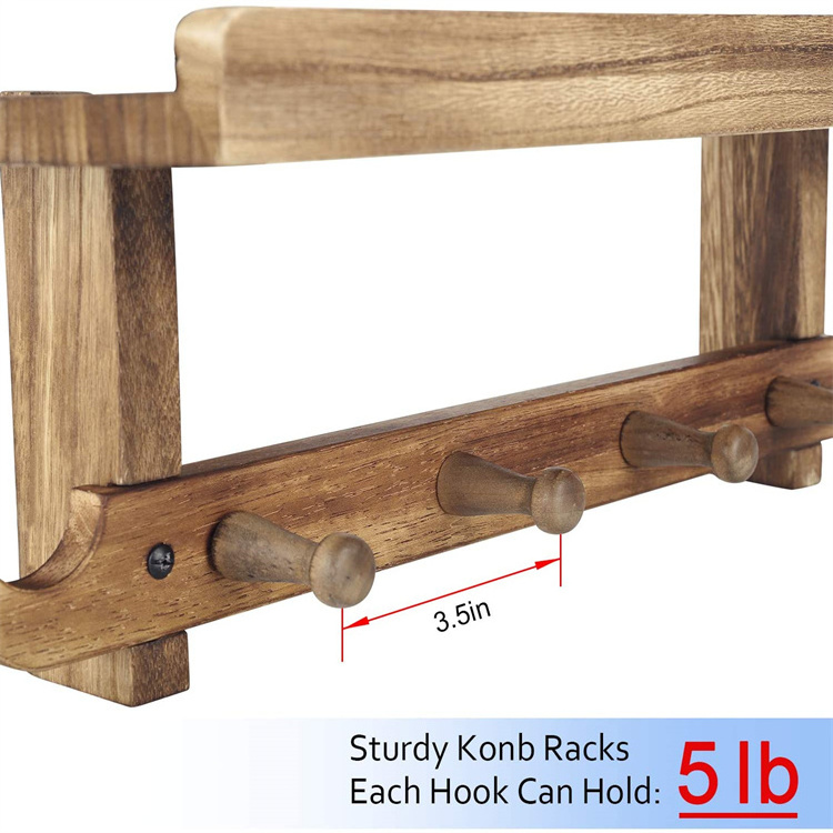 Custom Country Style Coat Rack Hook Wall Rack Indoor Storage Rack