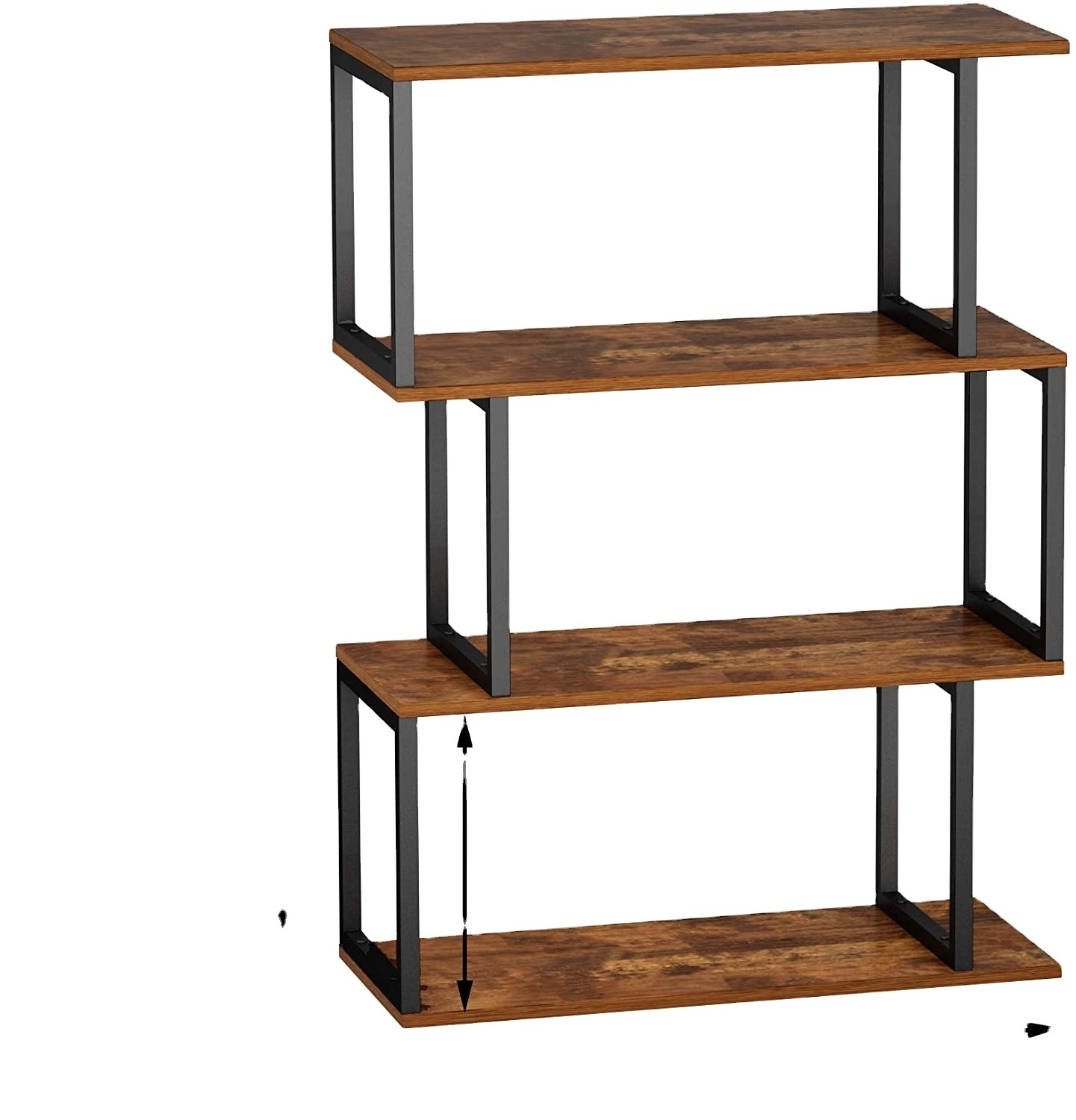 Display Shelf Storage Bookshelf 4 Tier Bookcase Stand Unit