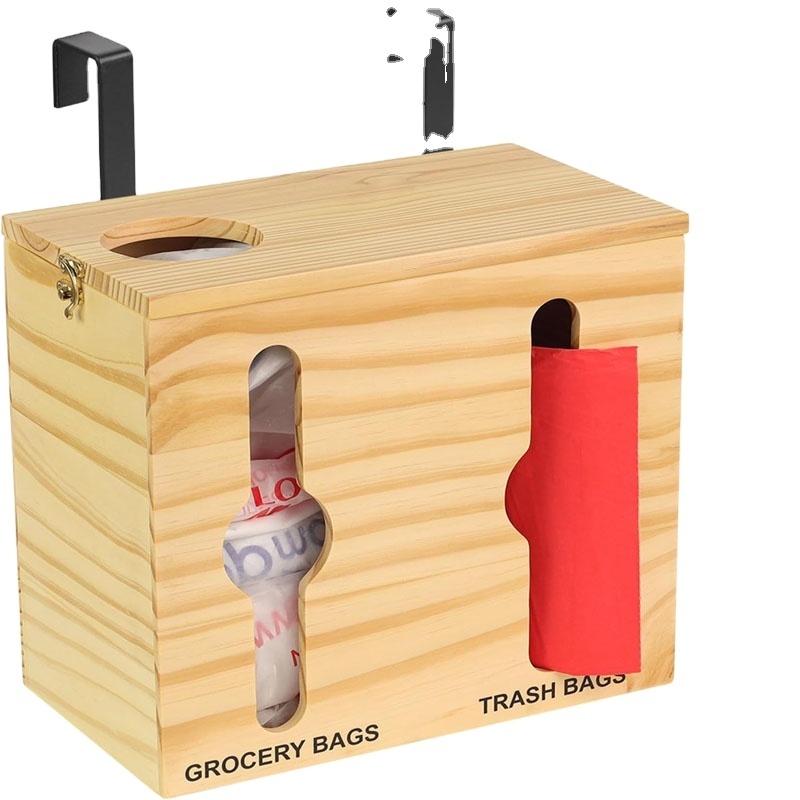 2 in 1 Trash Bag  Grocery Bag Dispenser  Plastic  Holders for Grocery  and Garbage Bags Under Sink Organizers and Storage