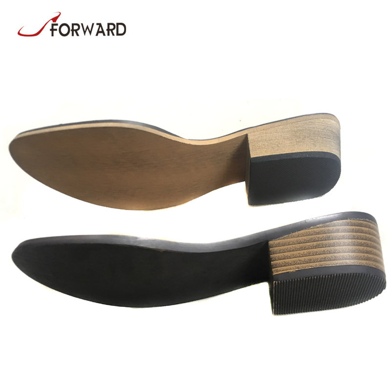 women shoe with heel sole rubber shoe soles for lady