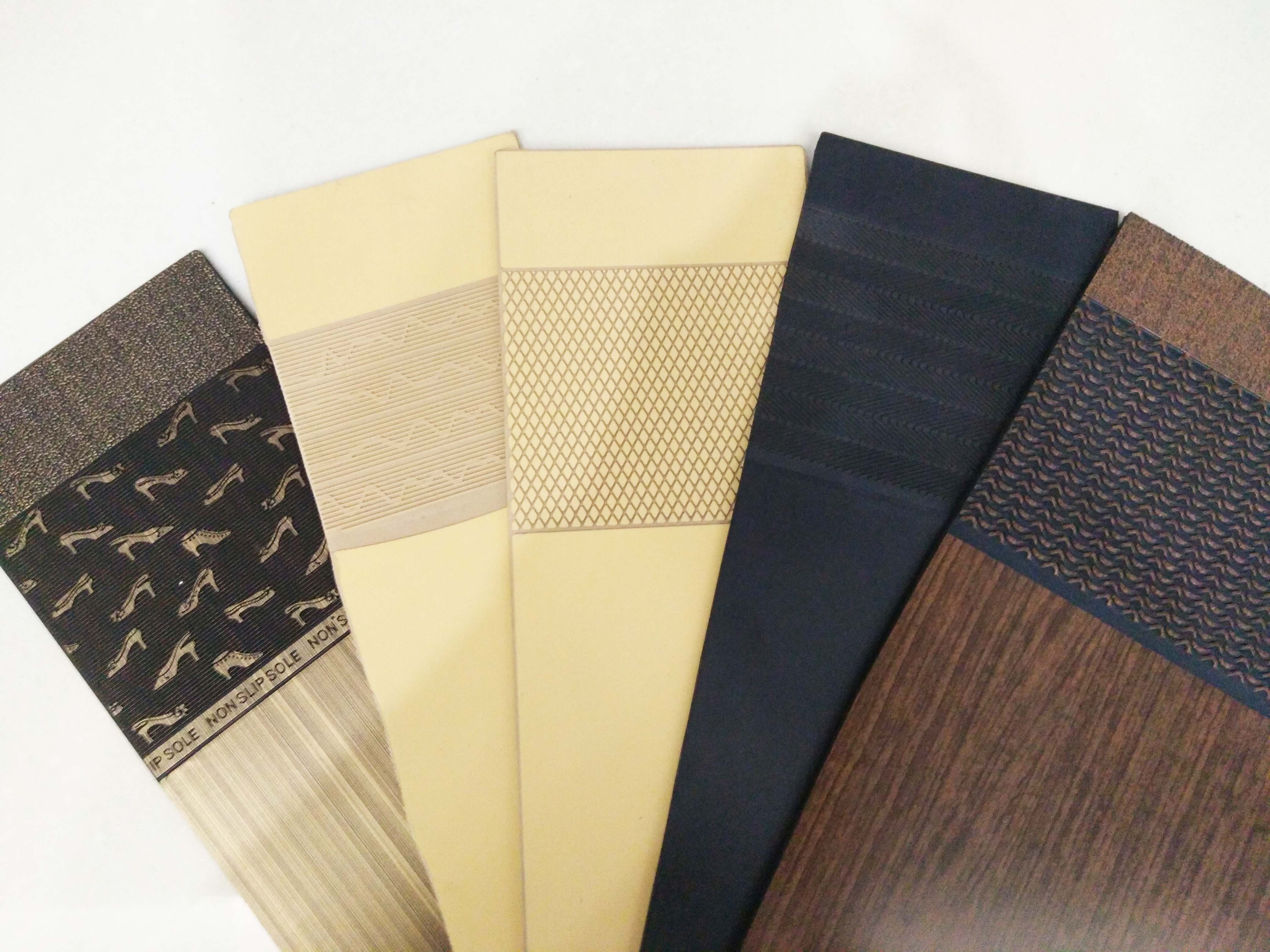 shoe material rubber sheet for shoe soles