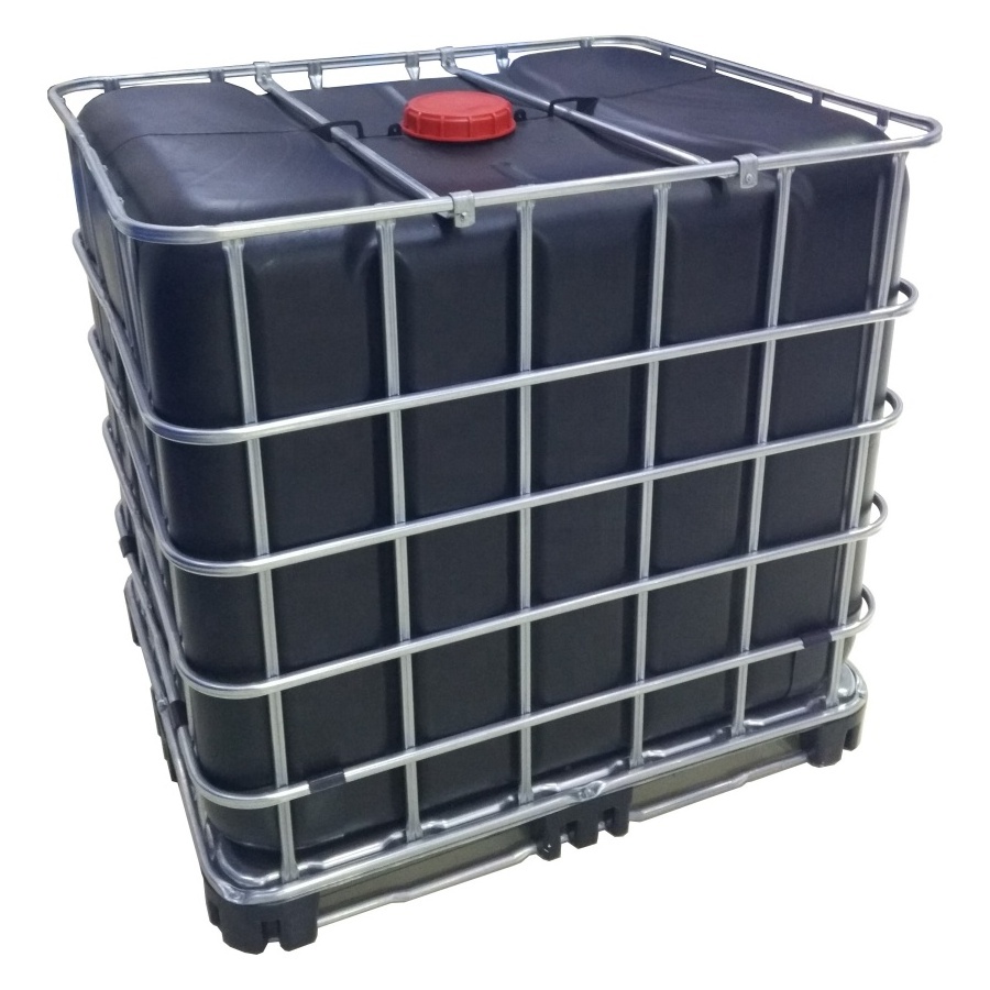 black ibc tote petrol fuel storage ibc storage tank 1000 litros