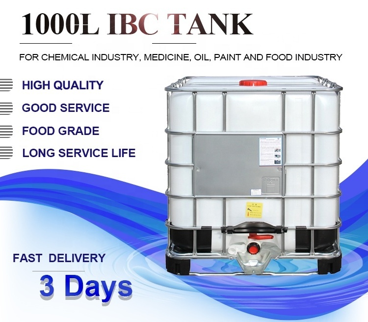 Hdpe Pressure Vessel Stainless Steel 1000l Plastic IBC Tote Tank Food Grade Price