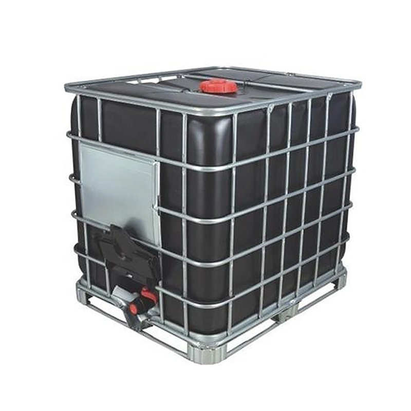 black ibc tote petrol fuel storage ibc storage tank 1000 litros