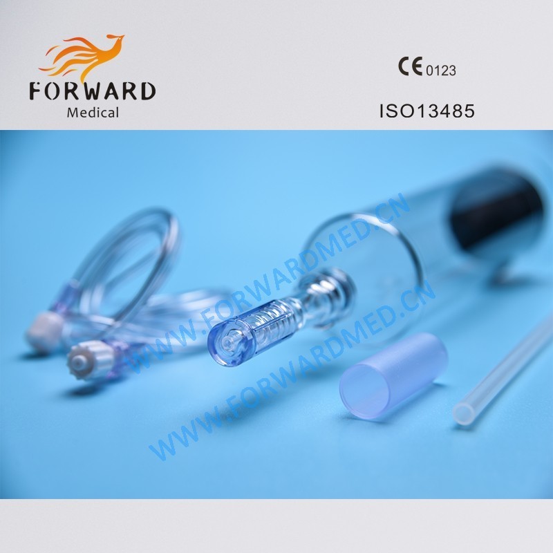 disposable CT high pressure injector syringe with CE ISO