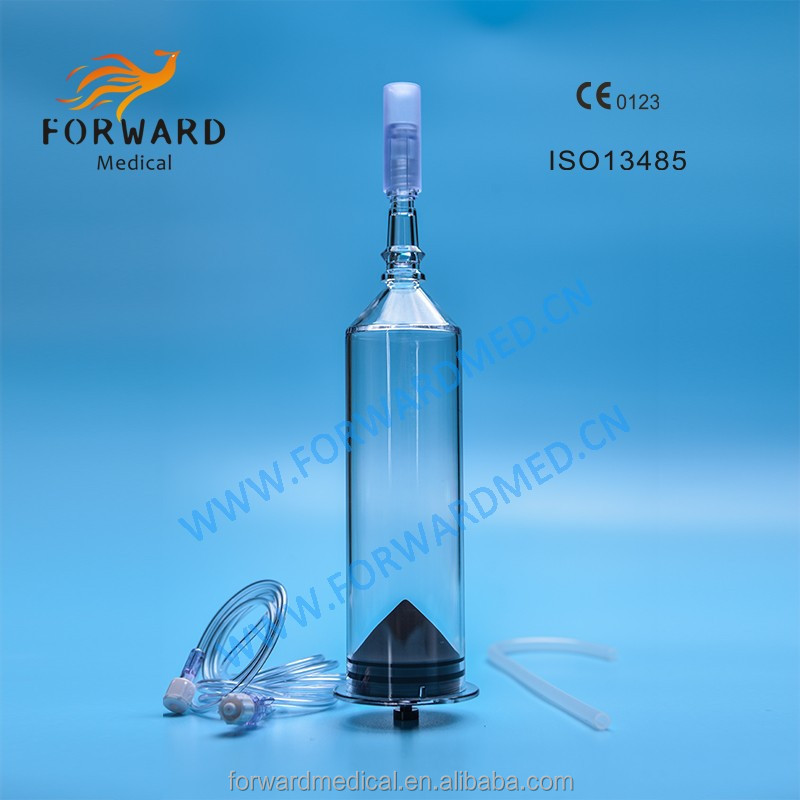 disposable CT high pressure injector syringe with CE ISO