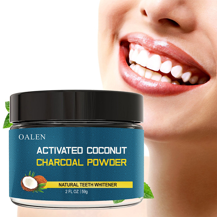 Private Label Teeth Whitening Activated Charcoal Powder Organic Natural Coconut Charcoal Powder