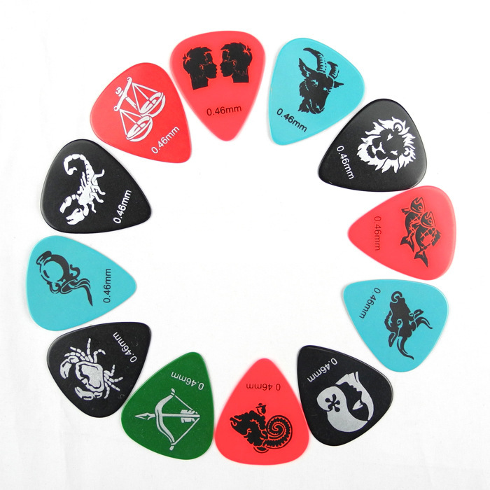 Custom Brand Logo Guitar Pick Printing Pearl Solid Guitar Pick Maker Blank Guitar Picks Accessories