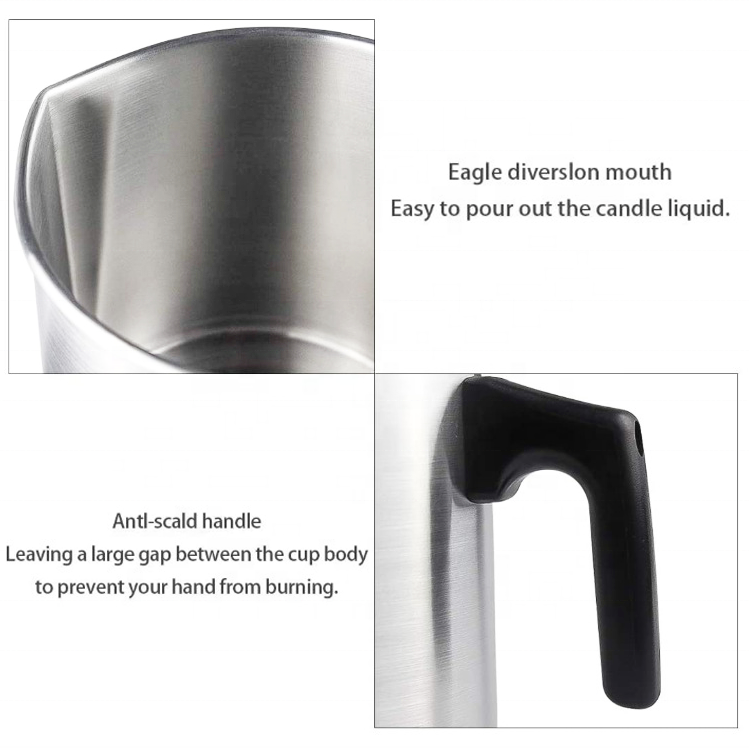 Candle Making Pouring Pots 1.2/1.8/3L Large Wax Melting Cup Scented Candle Pouring Pitcher