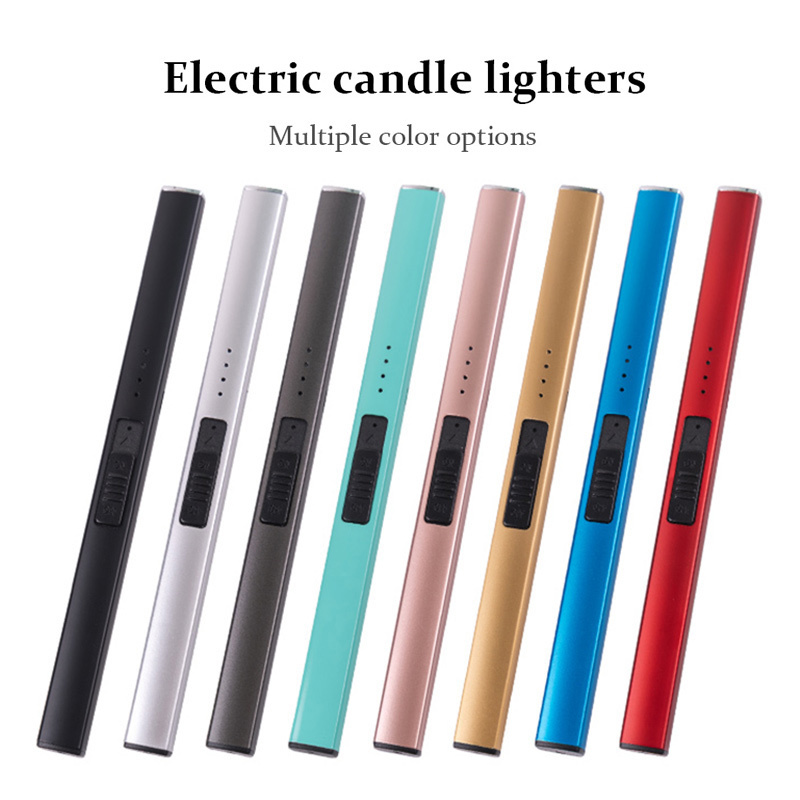 Hot Sale Rechargeable USB Electric Plasma Candle Lighter Metal BBQ Candle Lighter for Home Custom Logo and Refillable Feature