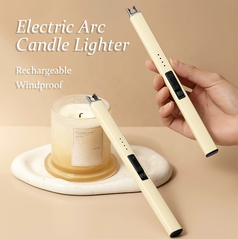 Electric Lighter Rechargeable Type-C USB Lighter Plasma Arc Lighters for Candle Camping Kitchen