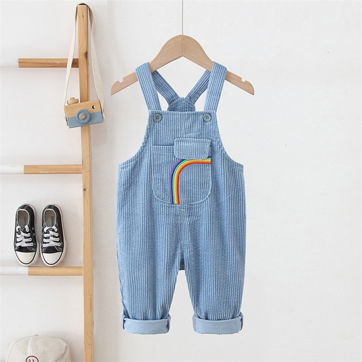 2023 new latest hot selling toddler girls jumpsuit korean style cartoon jumpsuits for kids girls high quality spring autumn