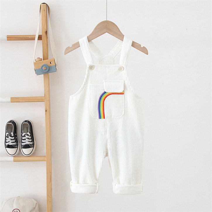 2023 new latest hot selling toddler girls jumpsuit korean style cartoon jumpsuits for kids girls high quality spring autumn