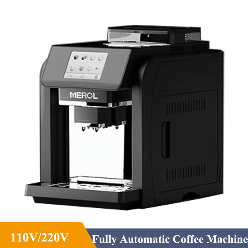 1100W Double Boiler Conical Grinding Disc Full Automatic Coffee Machine Large Capacity Coffee Beans Coffee Maker