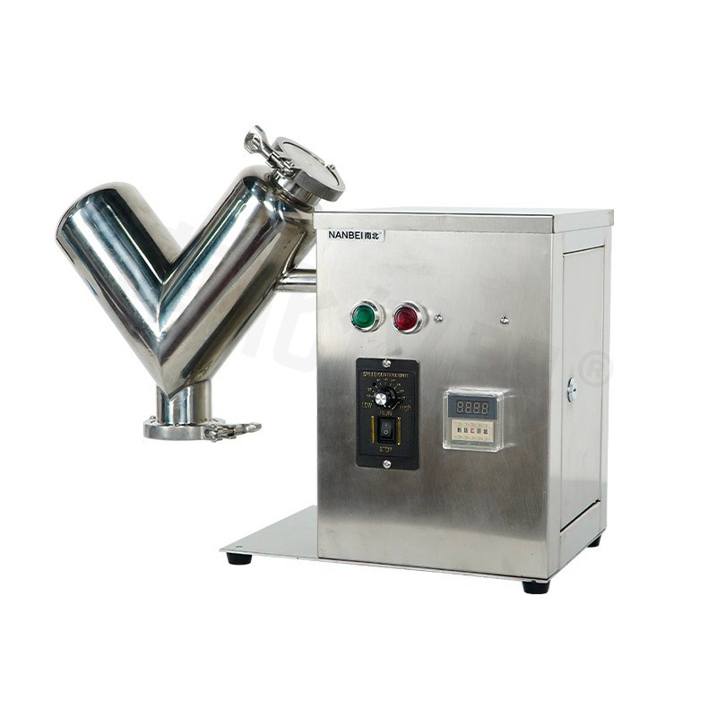 Dry Powder Mixer for Chemical V Shape Dry Powder Mixer Spice Coffee Flour Washing Powder Mixing Machine